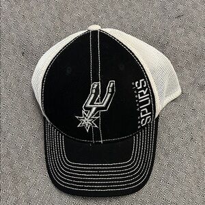 Black and White Spurs Cap